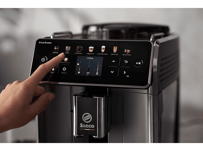 SAECO-SM6585-00-GranAroma-Tam-Otomatik-Espresso-Makinesi-Siyah İzmir Saeco Kahve Makinesi Yetkili Servisi